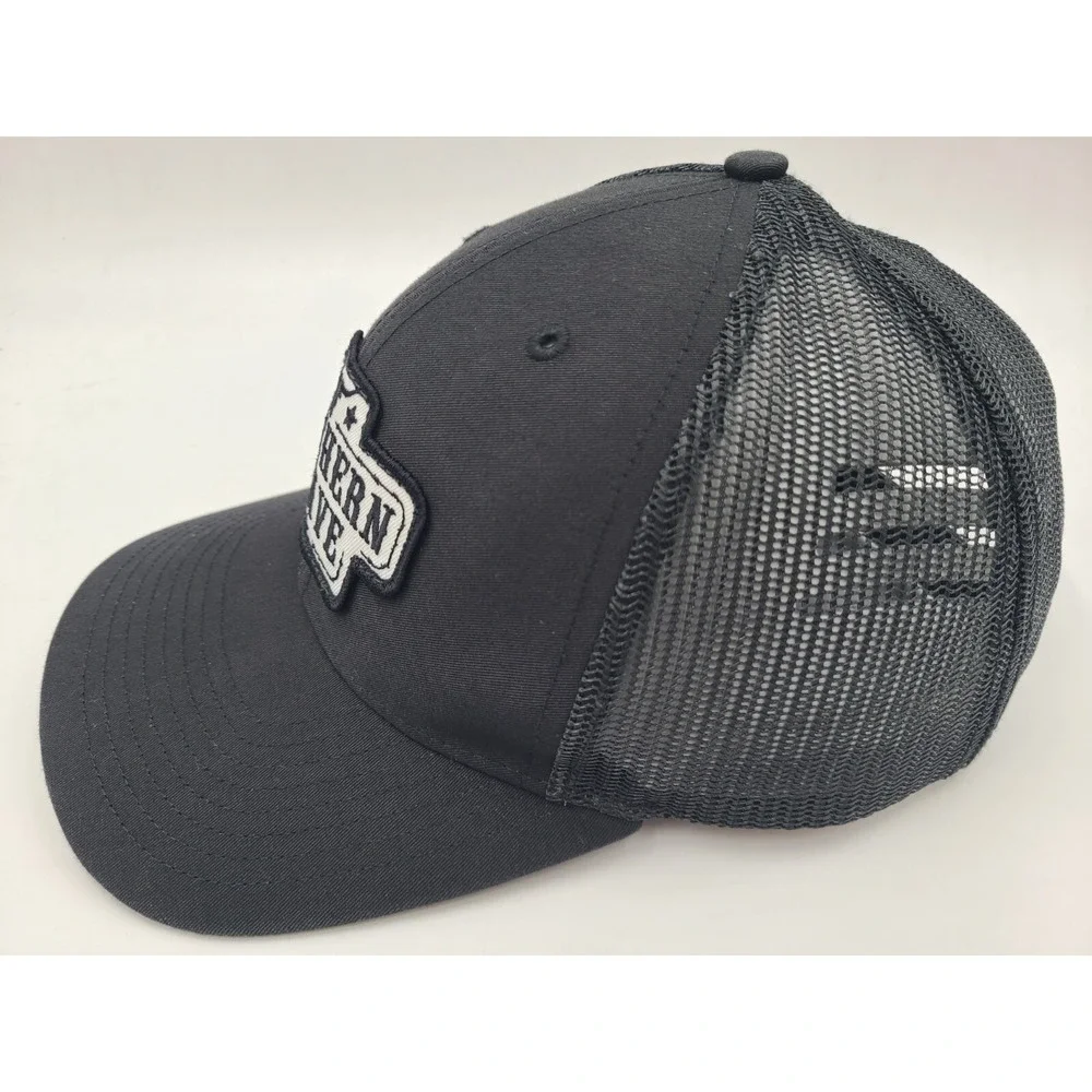 Southern Brave Richardson Mesh Trucker Snapback Hat Cap Country Men Women Black‎